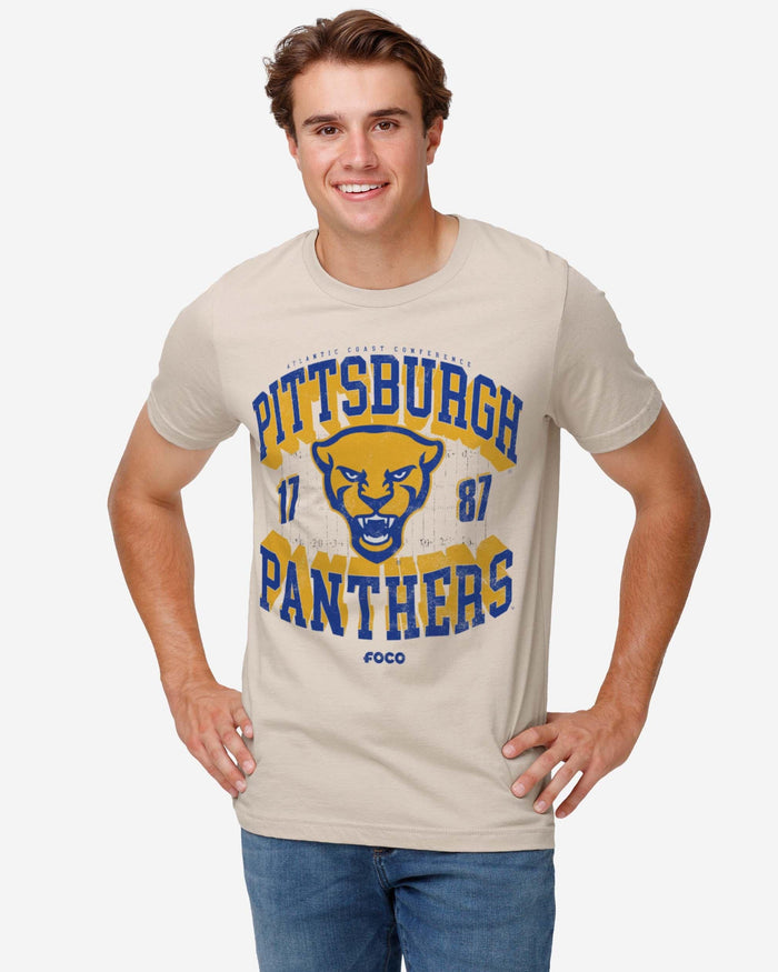 Pittsburgh Panthers Field Arched Wordmark T-Shirt FOCO - FOCO.com