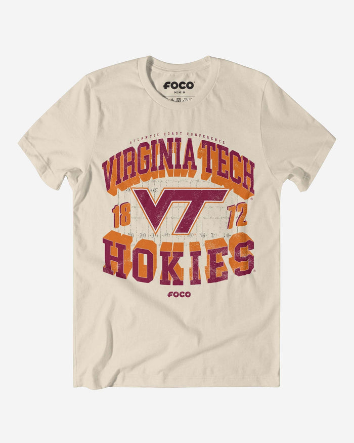 Virginia Tech Hokies Field Arched Wordmark T-Shirt FOCO S - FOCO.com