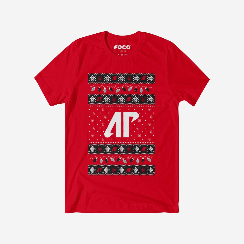 Austin Peay Governors Holiday Lights Sweater T-Shirt FOCO S - FOCO.com