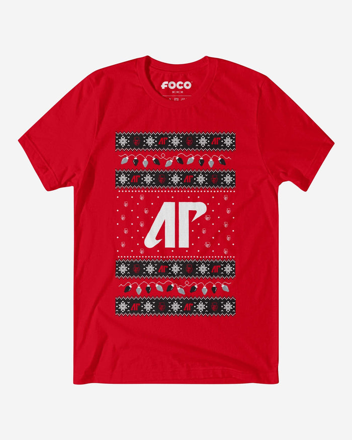 Austin Peay Governors Holiday Lights Sweater T-Shirt FOCO S - FOCO.com