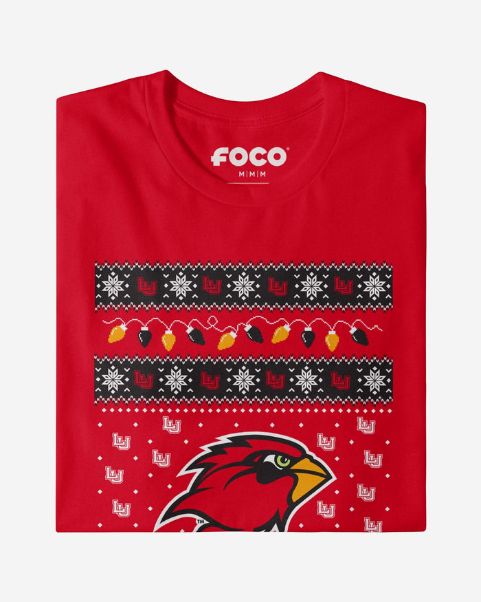 Lamar Cardinals Holiday Lights Sweater T-Shirt FOCO - FOCO.com