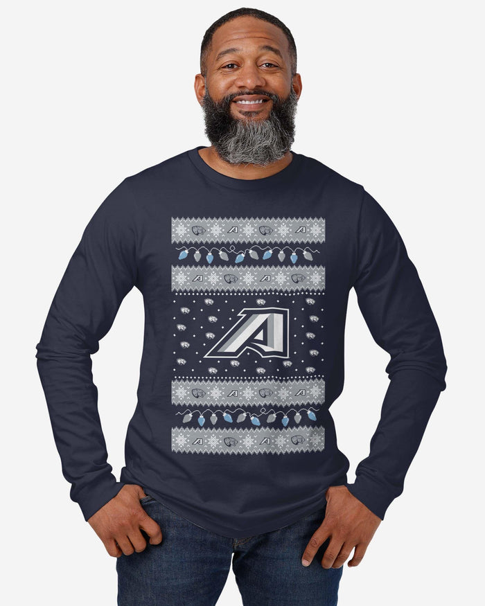 Augusta Jaguars Holiday Lights Sweater Long Sleeve T-Shirt FOCO - FOCO.com