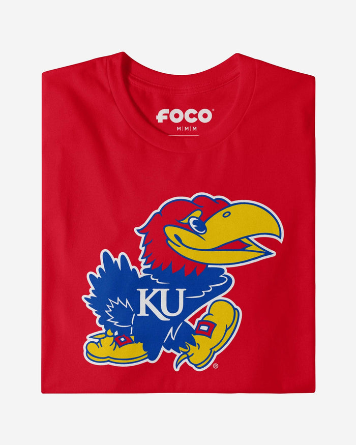 Kansas Jayhawks Primary Logo Long Sleeve T-Shirt FOCO - FOCO.com