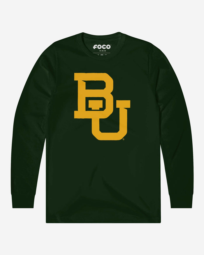 Baylor Bears Primary Logo Long Sleeve T-Shirt FOCO Forest S - FOCO.com