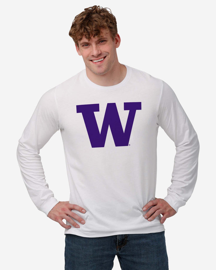 Washington Huskies Primary Logo Long Sleeve T-Shirt FOCO - FOCO.com