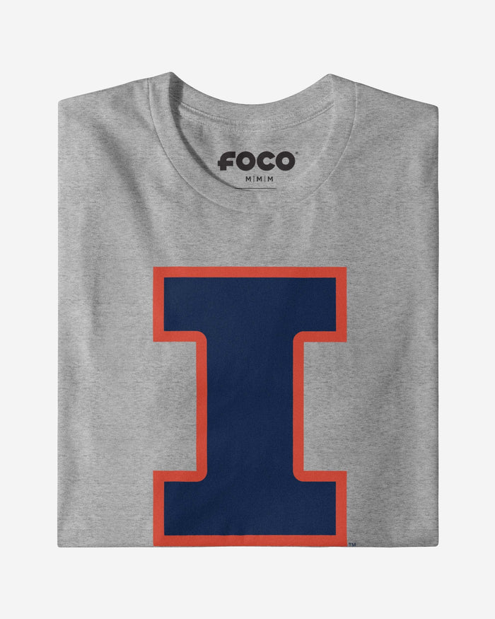 Illinois Fighting Illini Primary Logo Long Sleeve T-Shirt FOCO - FOCO.com