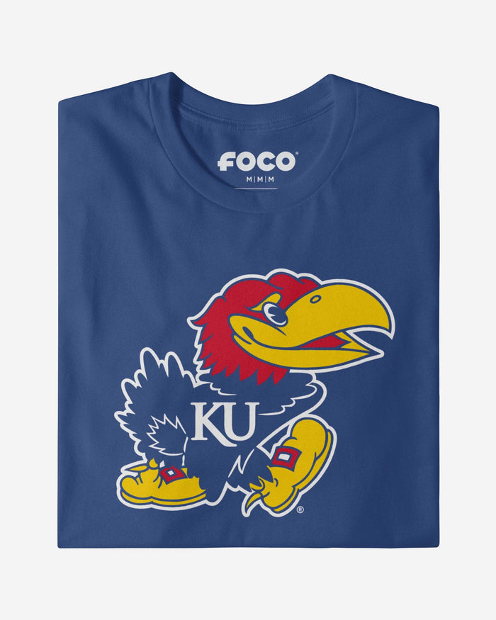 Kansas Jayhawks Primary Logo Long Sleeve T-Shirt FOCO - FOCO.com