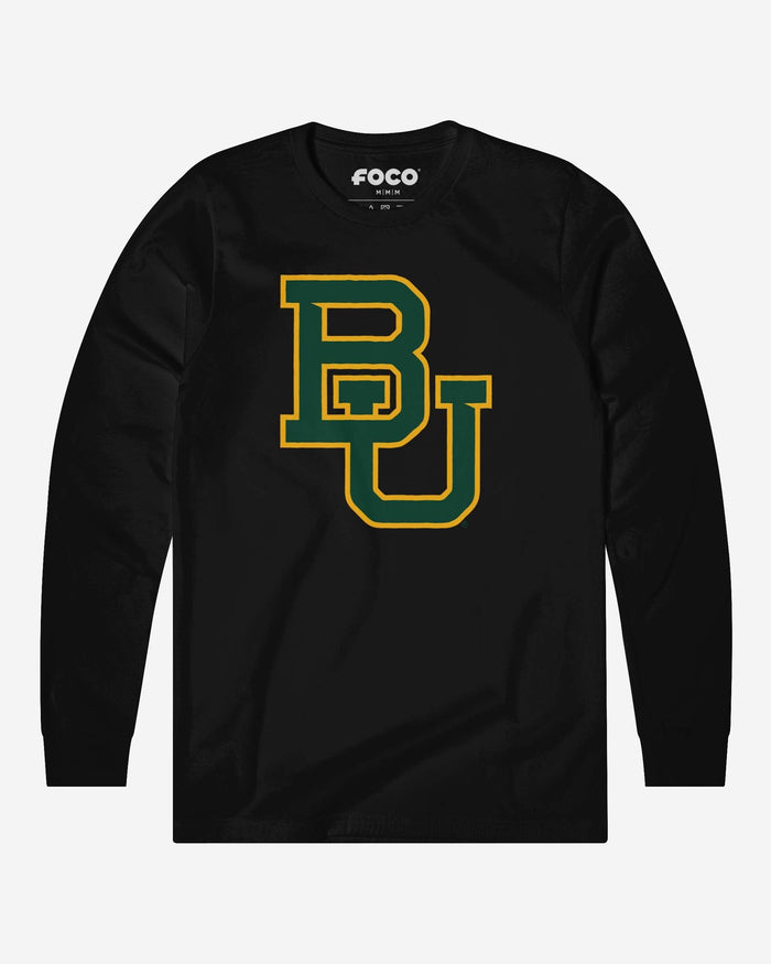 Baylor Bears Primary Logo Long Sleeve T-Shirt FOCO Black S - FOCO.com