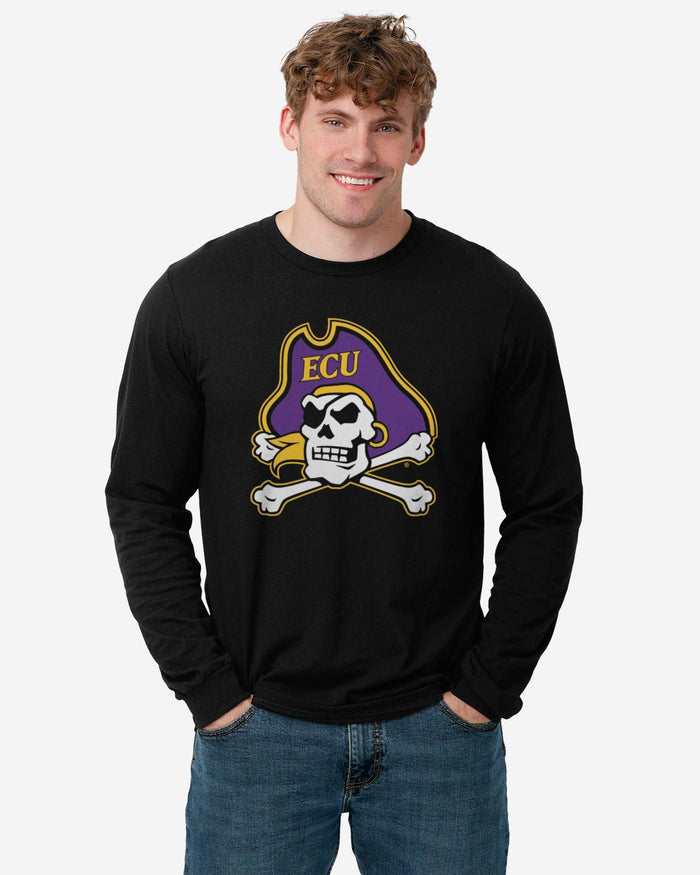 East Carolina Pirates Primary Logo Long Sleeve T-Shirt FOCO - FOCO.com