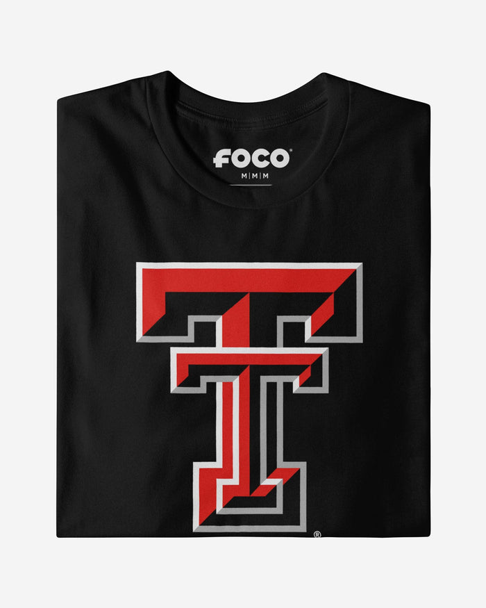 Texas Tech Red Raiders Primary Logo Long Sleeve T-Shirt FOCO - FOCO.com