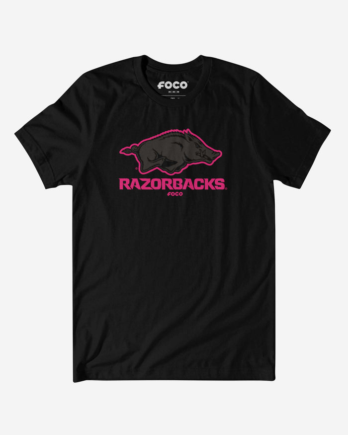 Arkansas Razorbacks Highlight Reel T-Shirt FOCO Black/Neon Pink S - FOCO.com