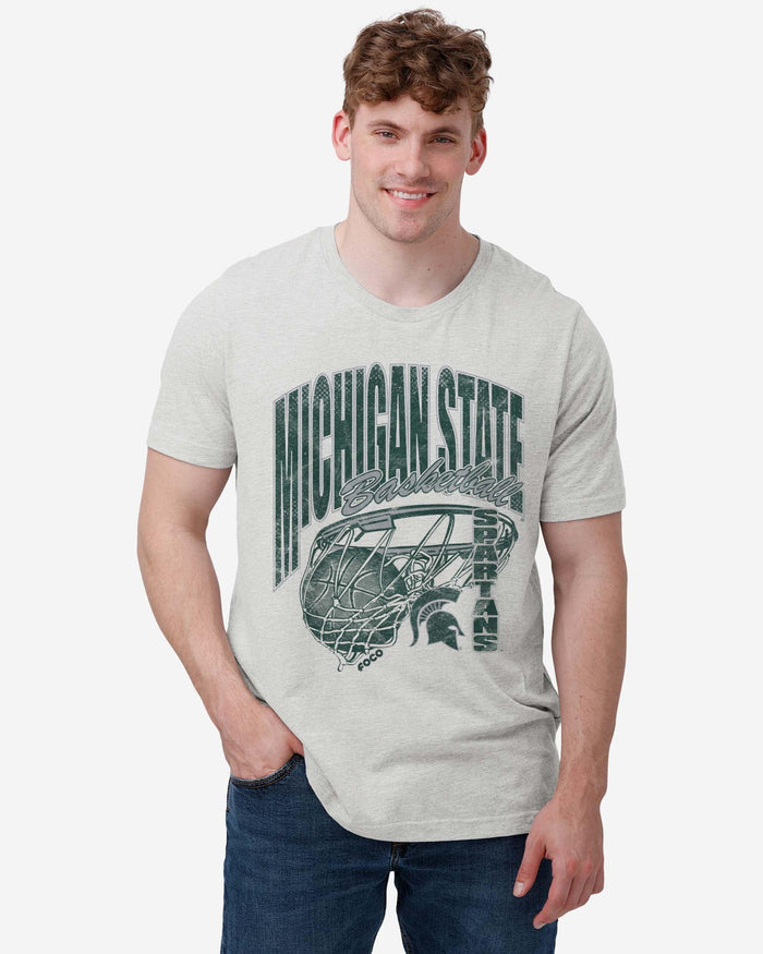 Michigan State Spartans Script Swish T-Shirt FOCO - FOCO.com