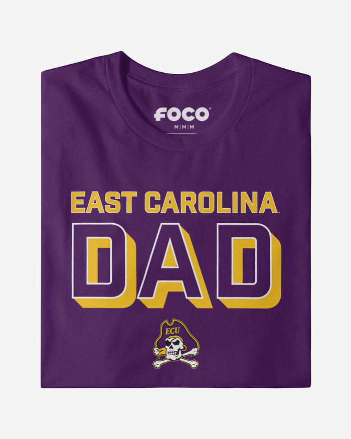 East Carolina Pirates Team Dad T-Shirt FOCO - FOCO.com