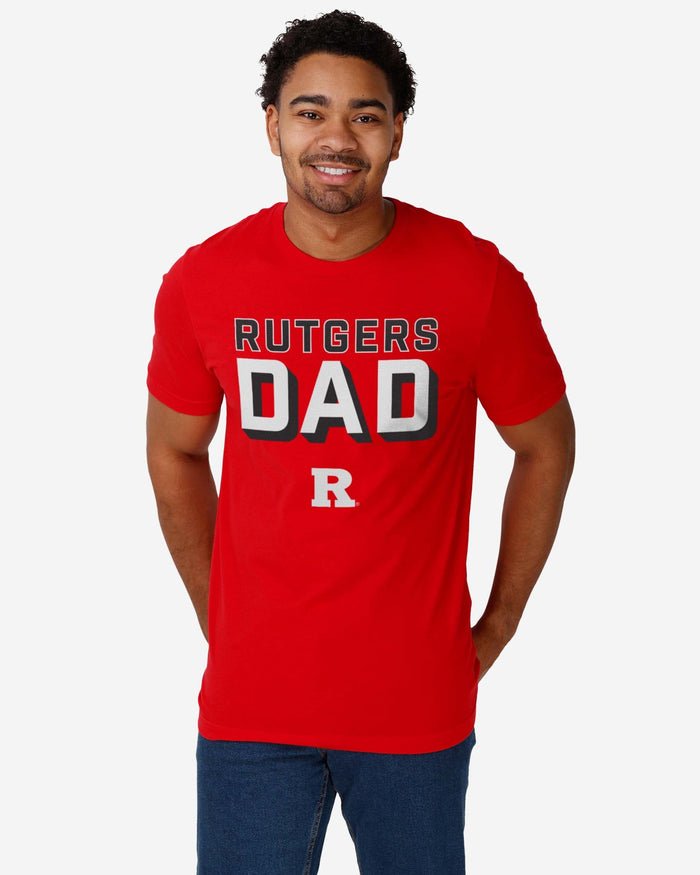 Rutgers Scarlet Knights Team Dad T-Shirt FOCO - FOCO.com