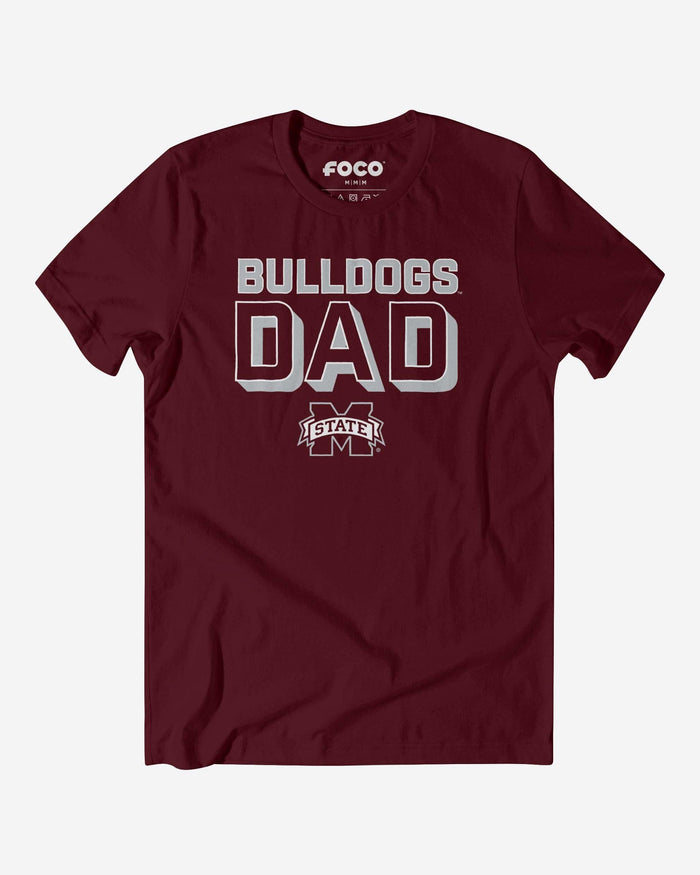 Mississippi State Bulldogs Team Dad T-Shirt FOCO S - FOCO.com