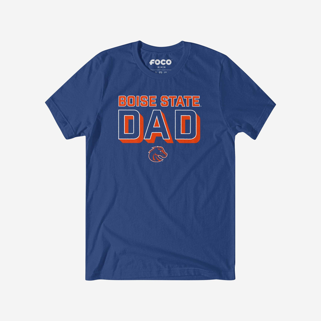 Boise State Broncos Team Dad T-Shirt FOCO S - FOCO.com