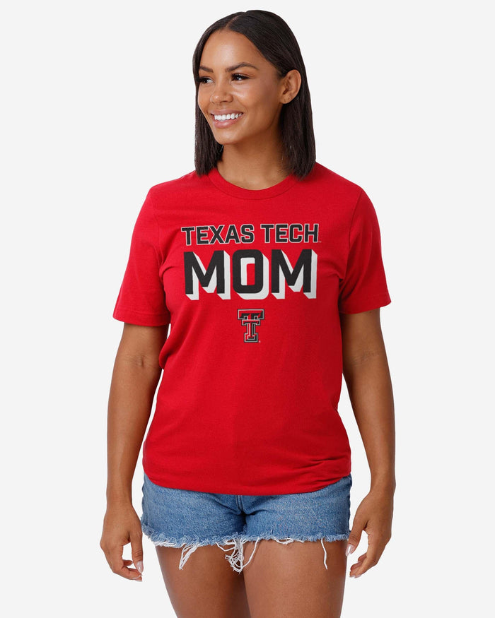 Texas Tech Red Raiders Team Mom T-Shirt FOCO - FOCO.com