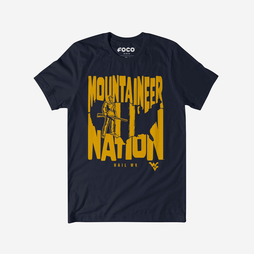 West Virginia Mountaineers Nation T-Shirt FOCO S - FOCO.com