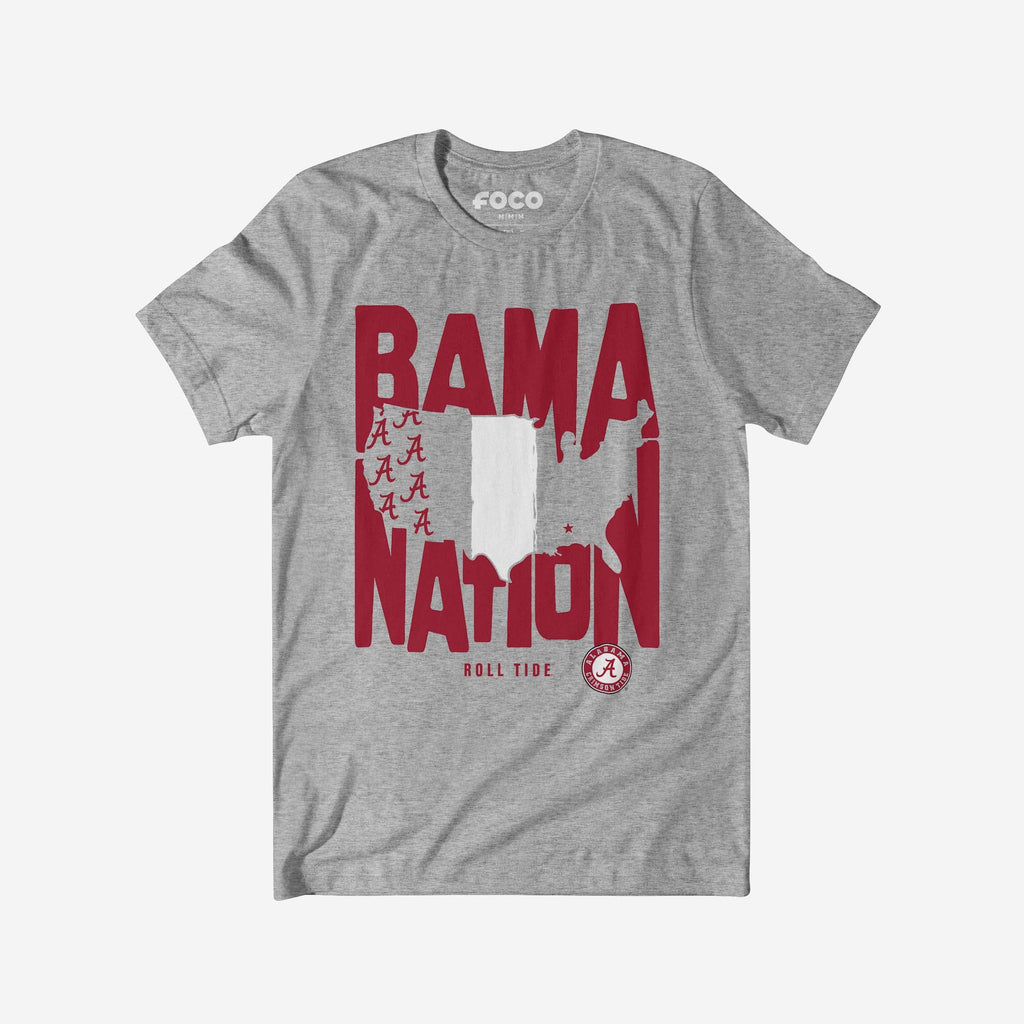 Alabama Crimson Tide Nation T-Shirt FOCO S - FOCO.com