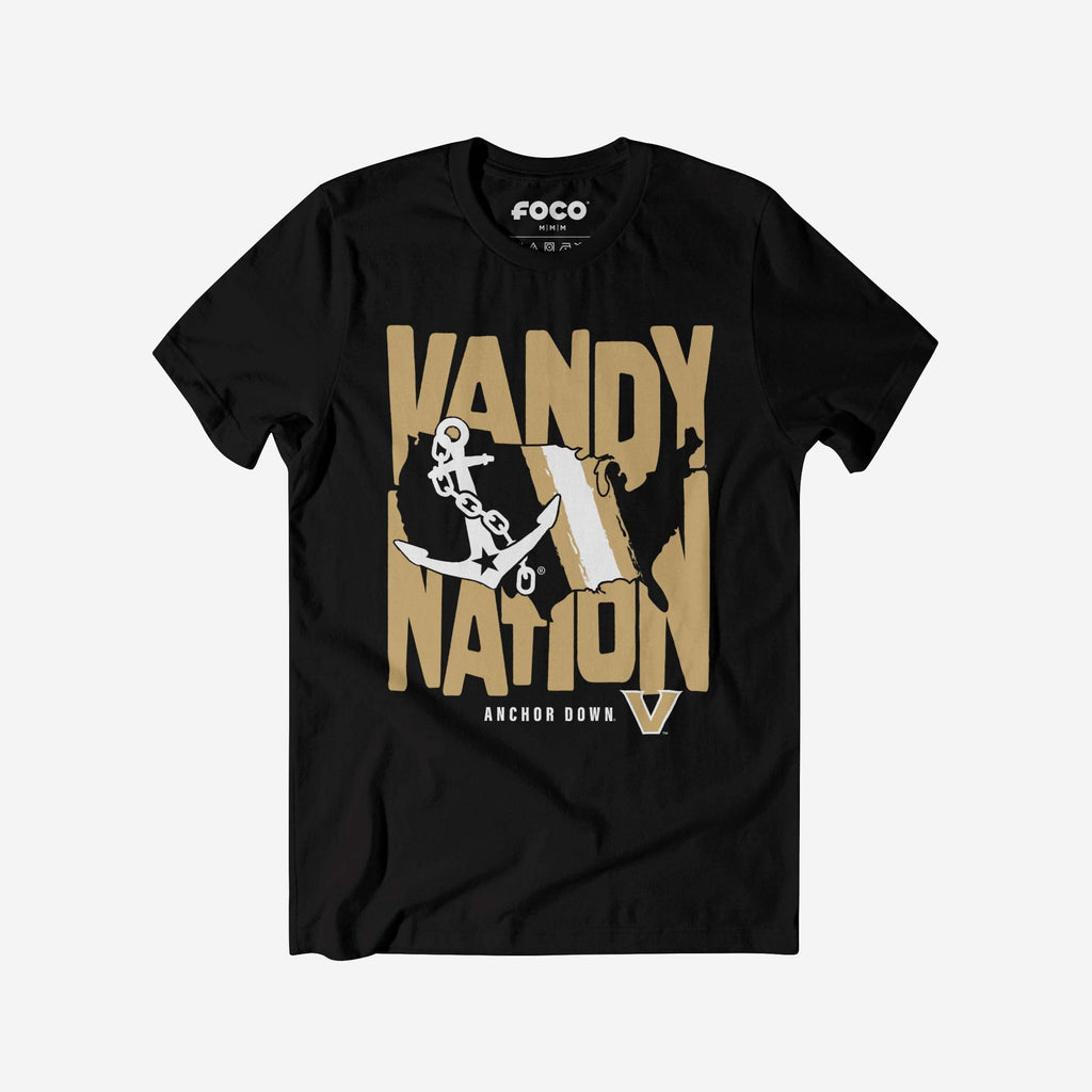 Vanderbilt Commodores Nation T-Shirt FOCO S - FOCO.com