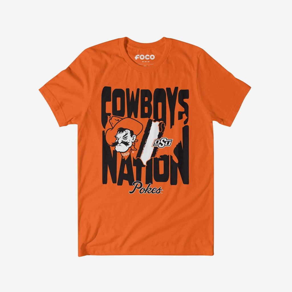 Oklahoma State Cowboys Nation T-Shirt FOCO S - FOCO.com