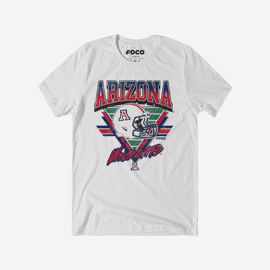 Arizona Wildcats Triangle Vintage T-Shirt FOCO S - FOCO.com