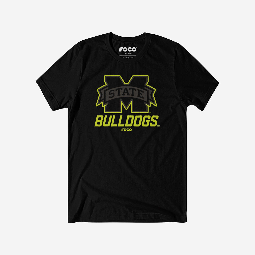 Mississippi State Bulldogs Highlight Reel T-Shirt FOCO Black/Volt S - FOCO.com