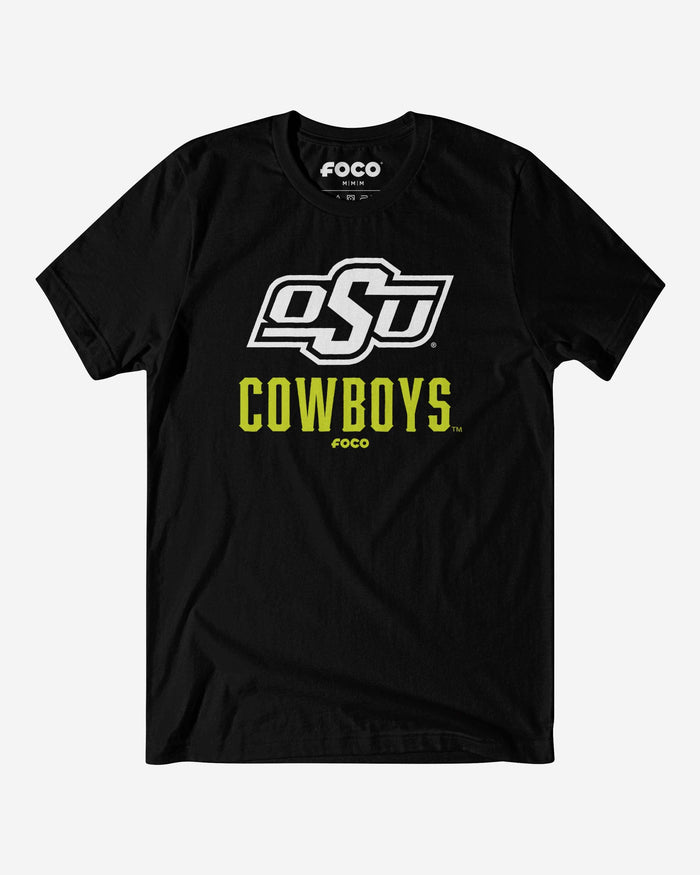 Oklahoma State Cowboys Highlight Reel T-Shirt FOCO Black/Volt S - FOCO.com