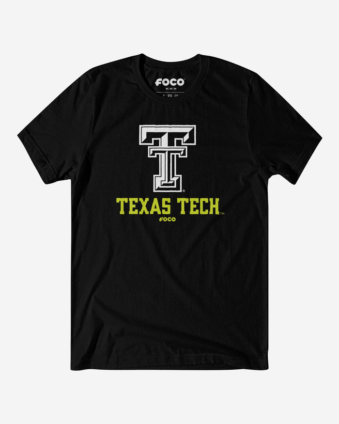 Texas Tech Red Raiders Highlight Reel T-Shirt FOCO Black/Volt S - FOCO.com