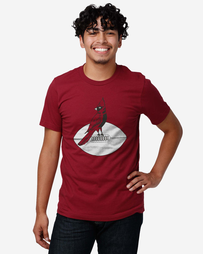 Arizona Cardinals 1947 Retro Logo T-Shirt FOCO - FOCO.com