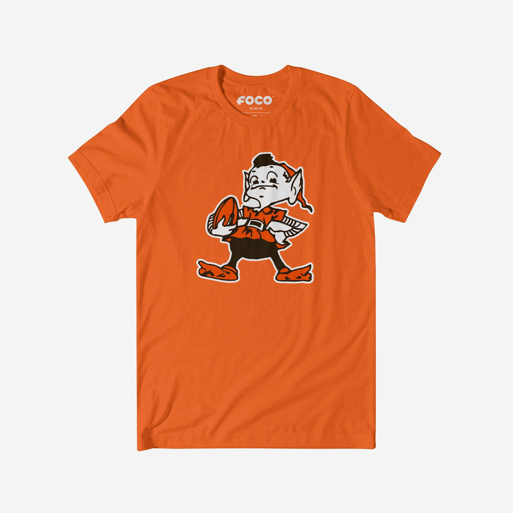 Cleveland Browns 1959 Retro Logo T-Shirt FOCO Orange S - FOCO.com