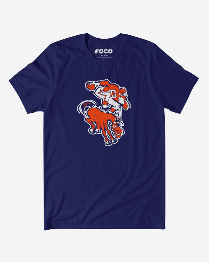 Denver Broncos 1962 Retro Logo T-Shirt FOCO S - FOCO.com