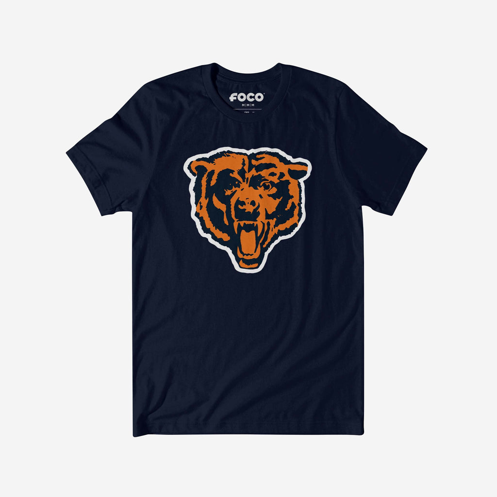 Chicago Bears 1963 Retro Logo T-Shirt FOCO Navy S - FOCO.com