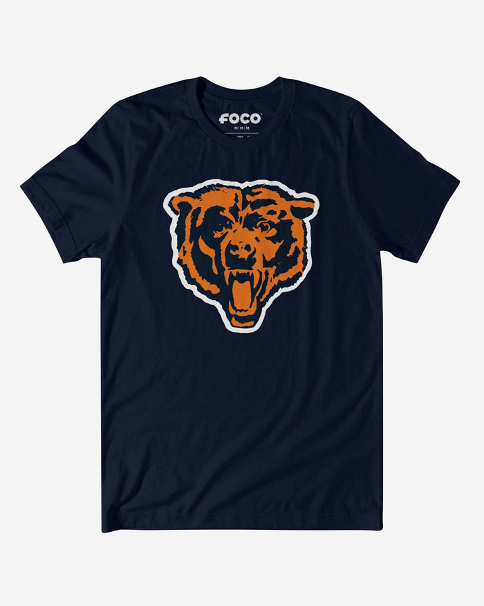 Chicago Bears 1963 Retro Logo T-Shirt FOCO Navy S - FOCO.com