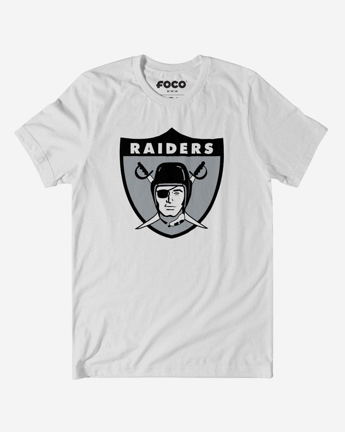 Las Vegas Raiders 1963 Retro Logo T-Shirt FOCO White S - FOCO.com