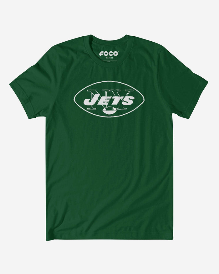 New York Jets 1964 Retro Logo T-Shirt FOCO S - FOCO.com