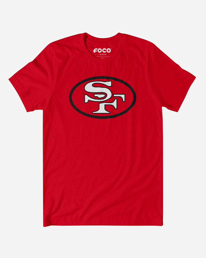 San Francisco 49ers 1968 Retro Logo T-Shirt FOCO Red S - FOCO.com