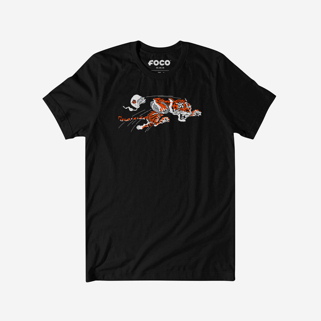 Cincinnati Bengals 1968 Retro Logo T-Shirt FOCO Black S - FOCO.com