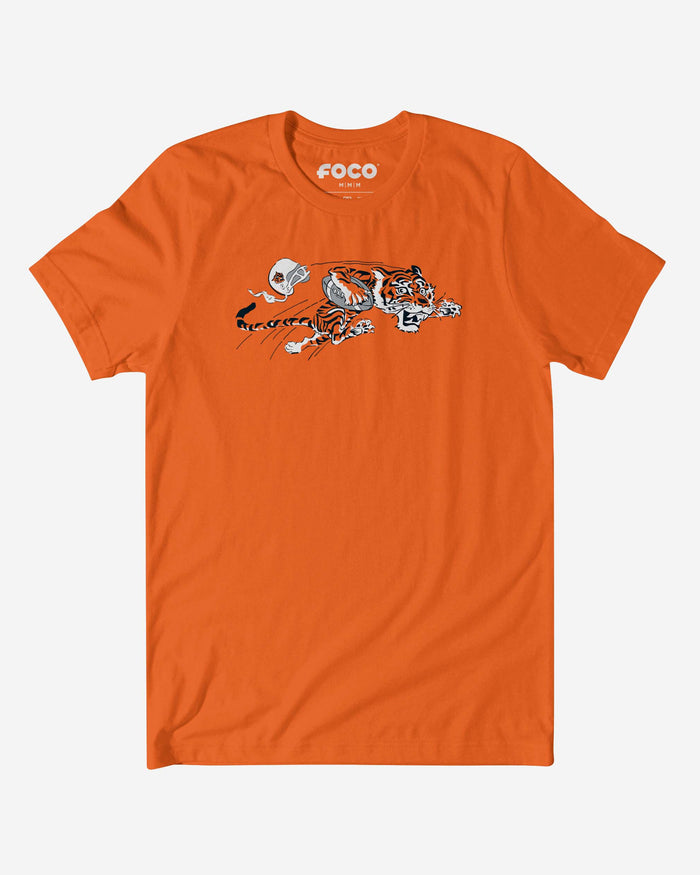 Cincinnati Bengals 1968 Retro Logo T-Shirt FOCO Orange S - FOCO.com