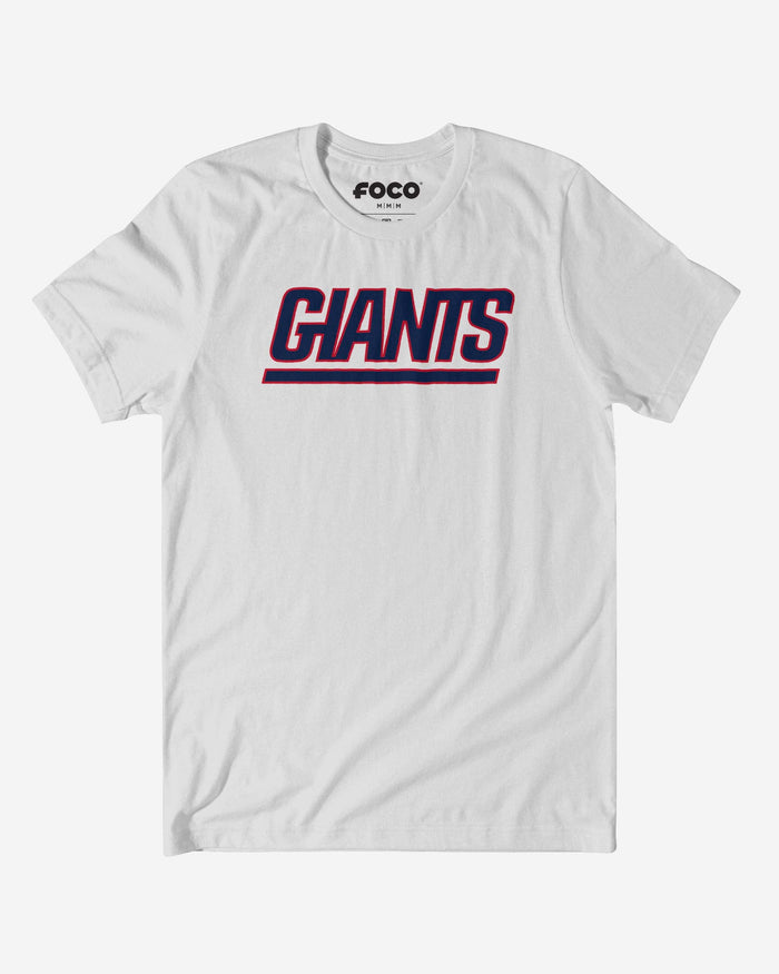 New York Giants 1976 Retro Logo T-Shirt FOCO White S - FOCO.com