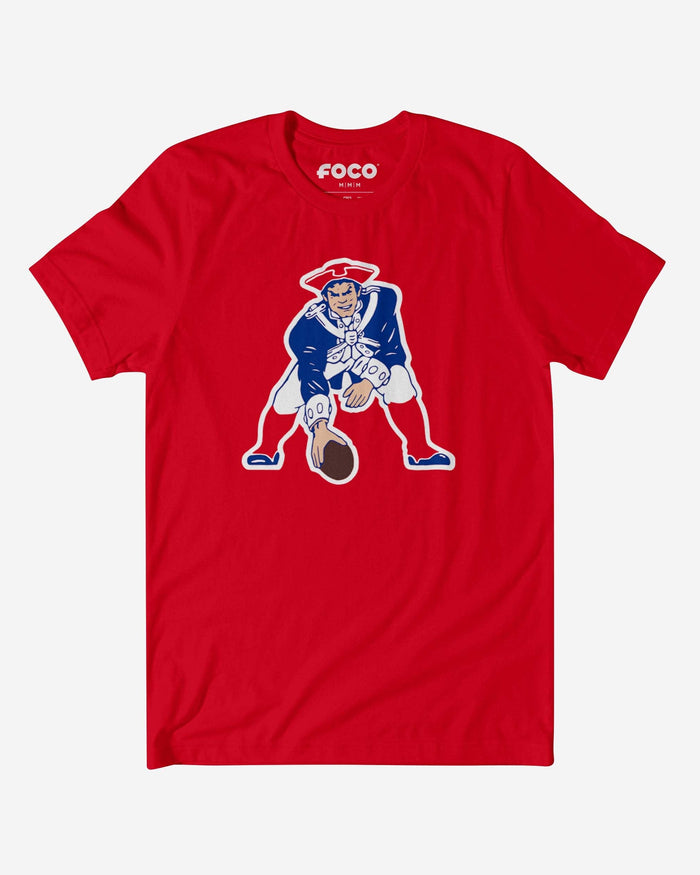 New England Patriots 1979 Retro Logo T-Shirt FOCO Red S - FOCO.com