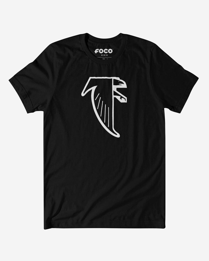 Atlanta Falcons 1990 Retro Logo T-Shirt FOCO Black S - FOCO.com