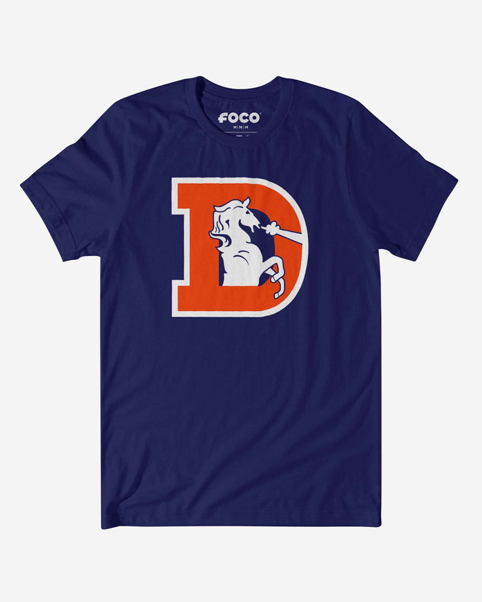 Denver Broncos 1993 Retro Logo T-Shirt FOCO Team Navy S - FOCO.com