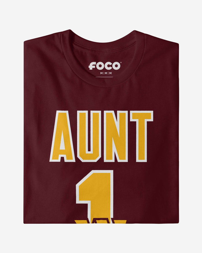 Washington Commanders Number 1 Aunt T-Shirt FOCO - FOCO.com