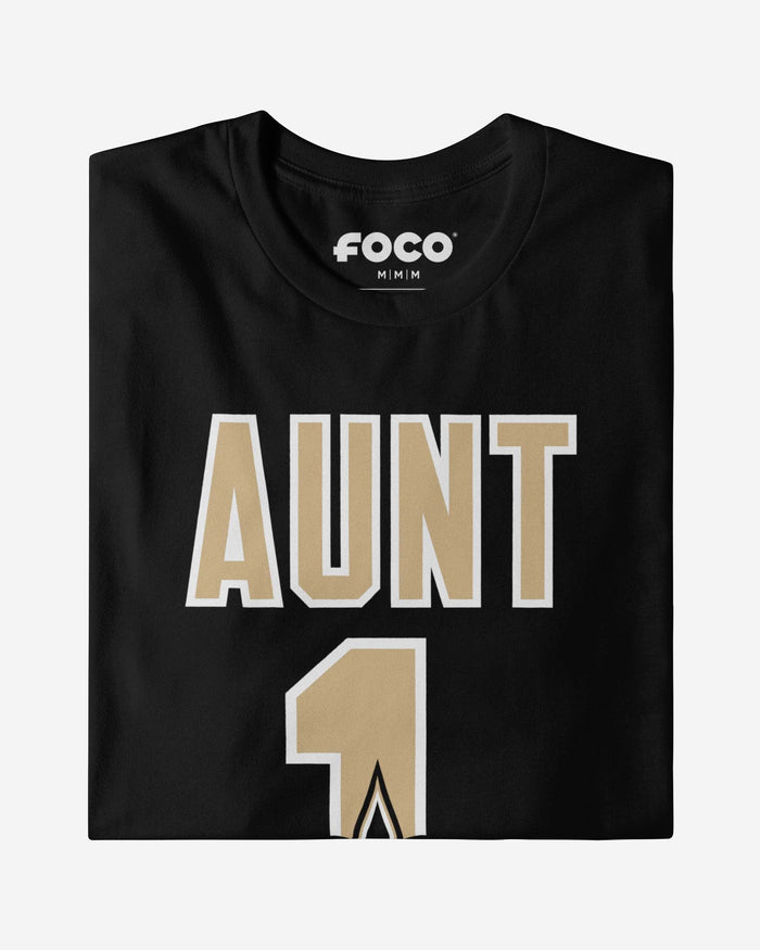 New Orleans Saints Number 1 Aunt T-Shirt FOCO - FOCO.com