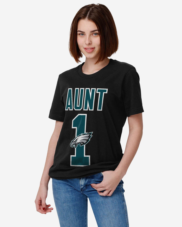 Philadelphia Eagles Number 1 Aunt T-Shirt FOCO - FOCO.com