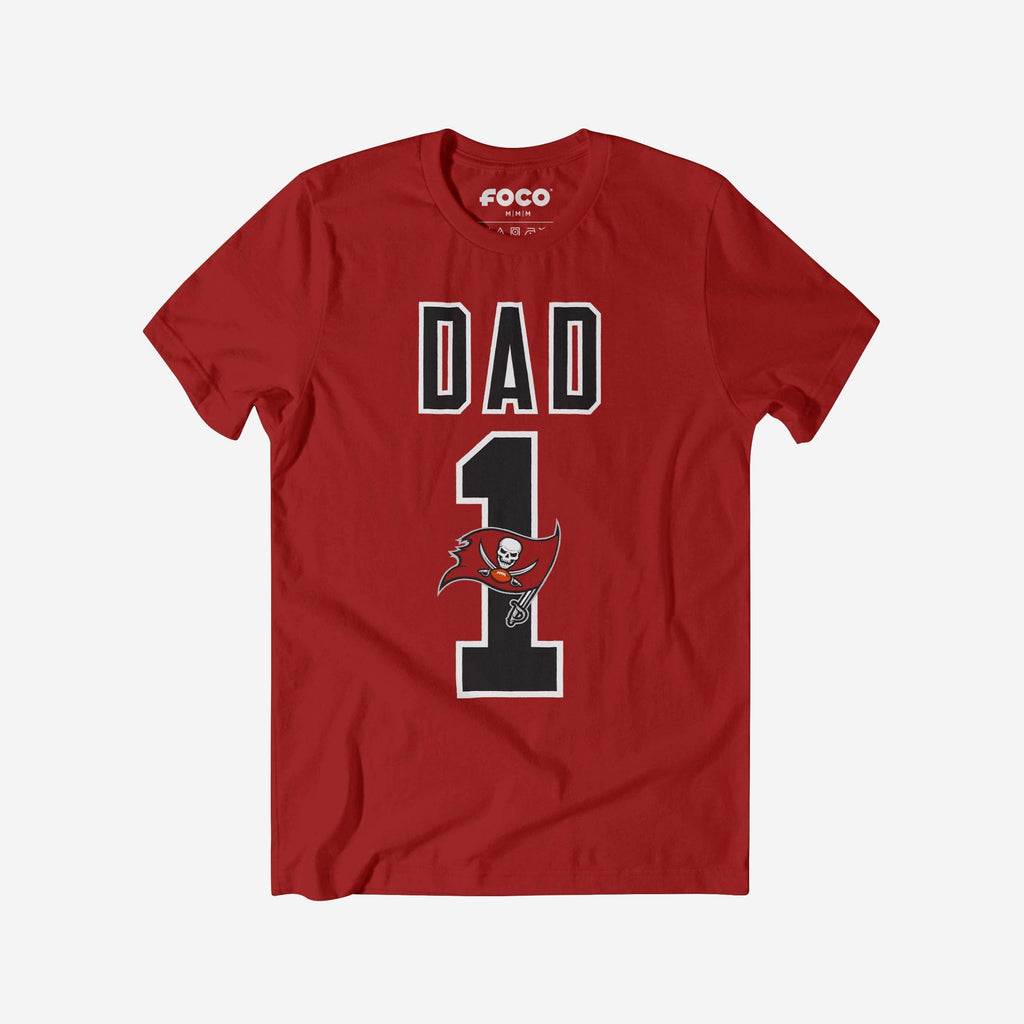 Tampa Bay Buccaneers Number 1 Dad T-Shirt FOCO