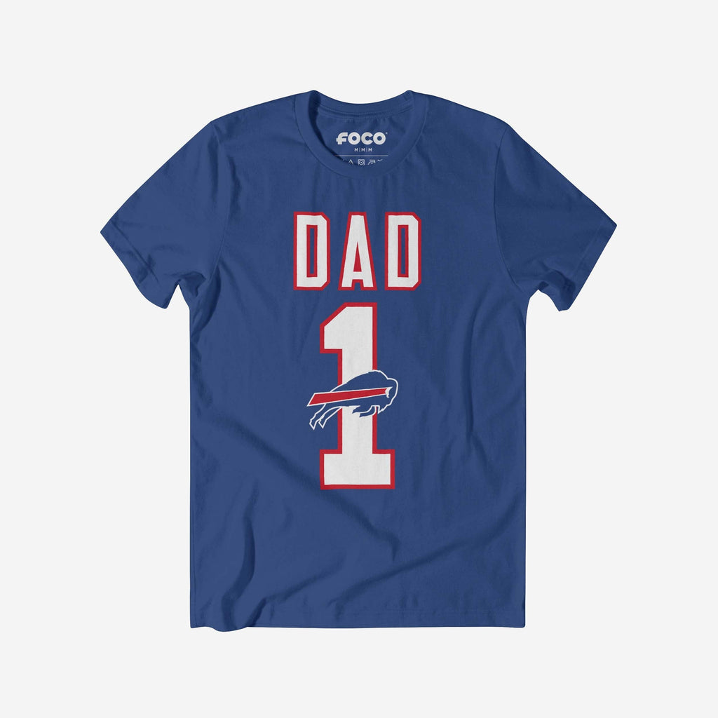 Buffalo Bills Number 1 Dad T-Shirt FOCO S - FOCO.com