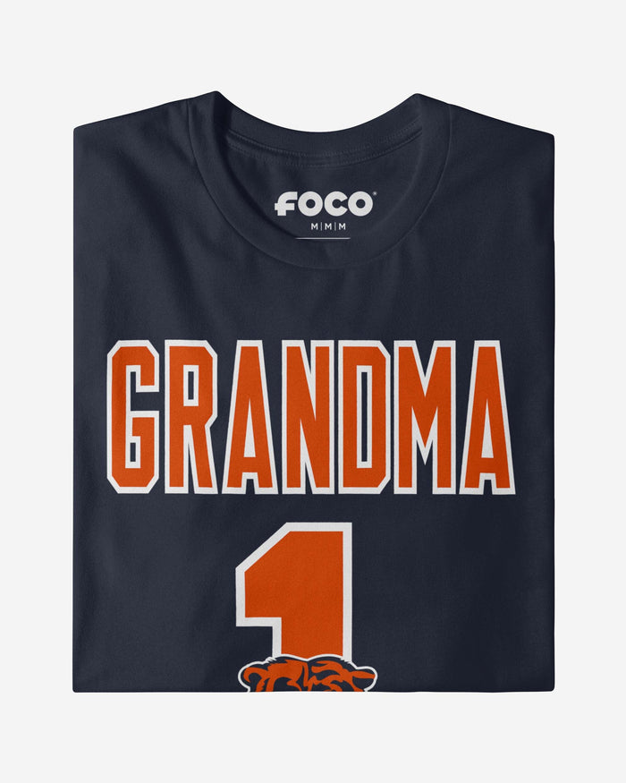 Chicago Bears Number 1 Grandma T-Shirt FOCO - FOCO.com