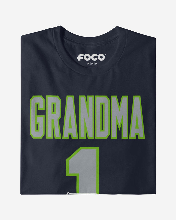 Seattle Seahawks Number 1 Grandma T-Shirt FOCO - FOCO.com